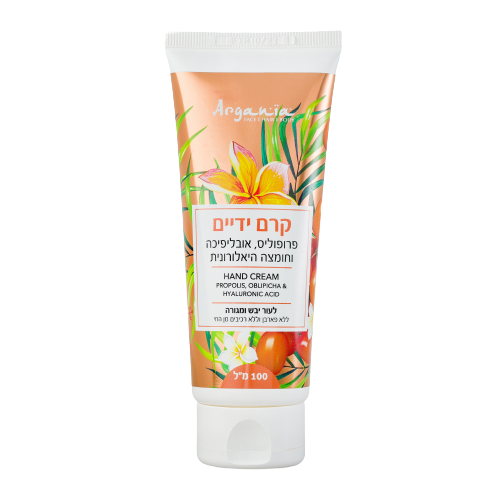 קרם ידיים | פרופוליס אובלפיכה וחומצה היאלורונית | מכיל 100 מ
