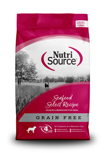 נוטרי סורס פירות ים וסלמון ללא דגנים לכלב | NutriSource Grain Free Seafood Select Adult Dog