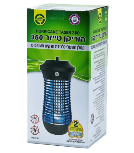 הוריקן טייזר 360 קטלן היתושים לבית ולמשרד החזק והעוצמתי 18W