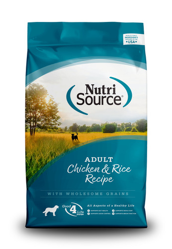נוטרי סורס בוגר עוף ואורז לכלב | NutriSource Adult Chicken & Rice Dog Food