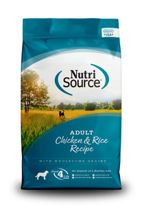 נוטרי סורס בוגר עוף ואורז לכלב | NutriSource Adult Chicken & Rice Dog Food