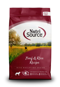 נוטרי סורס לכלב בוגר בקר ואורז 11.8 ק"ג | NutriSource Adult Beef & Rice For Dogs 11.8kg