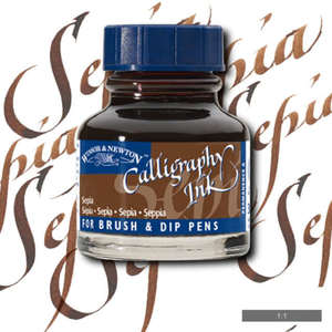 דיו קליגרפי Sepia 30ml WINSOR&NEWTON