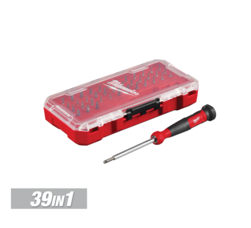 מברג דיוק רב ביטים Milwaukee 48-22-2935 דגם 39-in-1 Precision Multi-Bit Screwdriver 