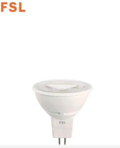 לד 7W COB ACDC 12V MR16 לבן חם 60° FSL