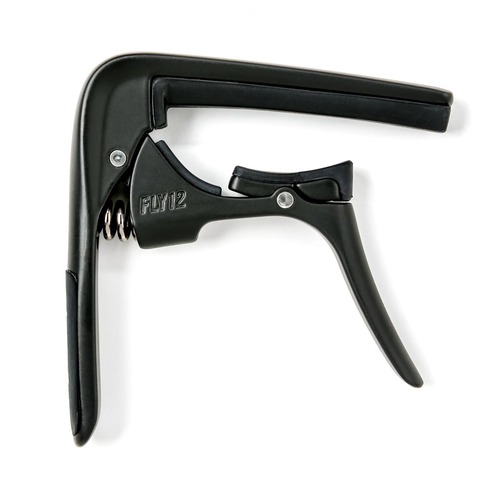 קאפו טריגר לגיטרה 12 מיתרים DUNLOP 66CBK TRIGGER FLY 12 STRING CAPO BLK