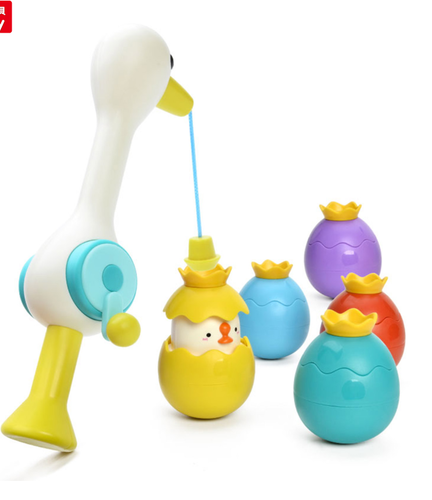 ערכת דיג אנפה לאמבטיה עם 5 ביצים Ing Baby