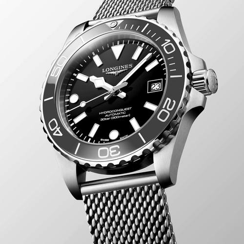 Longines L37794706 Hydroconquest 39MM לונג'ין יבואן רשמי