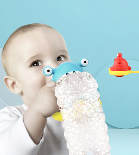 פיל כריש נושף בועות ידני לילדים Ing Baby