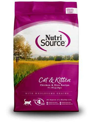 נוטרי סורס חתול בוגר וגור עוף ואורז | NutriSource Cat & Kitten Chicken & Rice For Cats