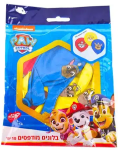 בלונים מודפסים מפרץ הרפתקאות-10 יחידות
