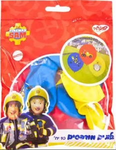 10 בלונים מודפסים סמי הכבאי