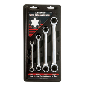 סט מפתחות רצ'ט 4 E-TORX יח' SIGNET