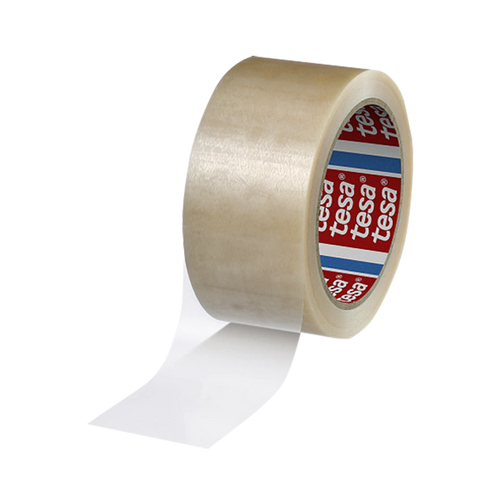 סרט אריזה PVC חד צדדי Tesa 4120 שקוף / רוחב 50 מ