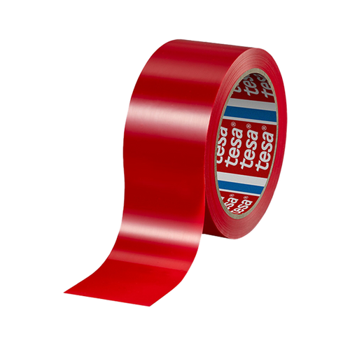 סרט אריזה אדום pvc לקרטונים 4104 Tesa אדום / רוחב 19 מ