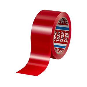 סרט אריזה אדום pvc לקרטונים 4104 Tesa אדום / רוחב 19 מ"מ, אורך 66 מטר
