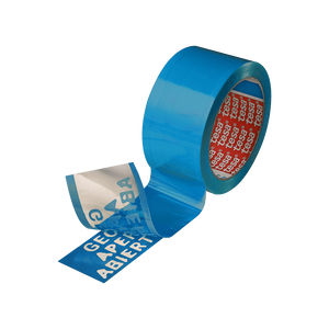 סרט אריזה כחול לזיהוי פתיחה 64007 Tesa כחול / רוחב 50 מ"מ, אורך 50 מטר