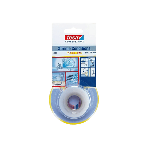 סרט סיליקון מתאחה אקסטרים 4600 Tesa שקוף / רוחב 25 מ