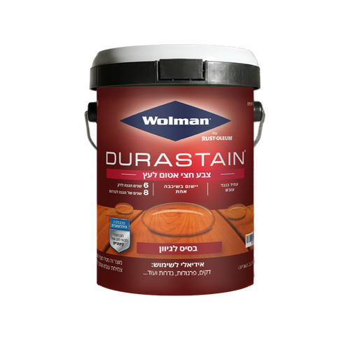 צבע לעץ חצי שקוף Durastain על בסיס מים Frosted Maple 114 / 946 מ