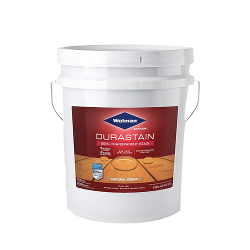 צבע לעץ חצי שקוף Durastain על בסיס מים Natural Cedar 117 / 18.79 ליטר