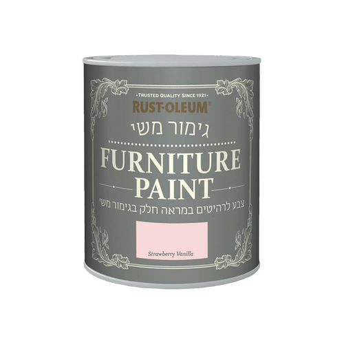 צבע לרהיטים בגימור משי Strawberry Vanilla / 750 מ״ל