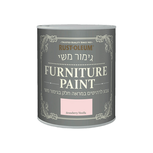 צבע לרהיטים בגימור משי Strawberry Vanilla / 750 מ״ל