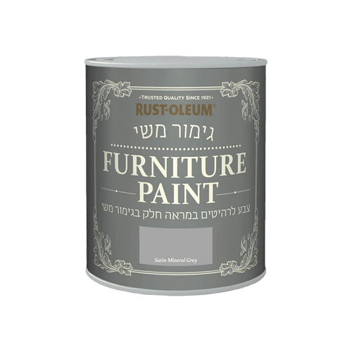 צבע לרהיטים בגימור משי Mineral Grey / 750 מ״ל