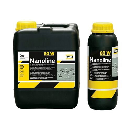ציפוי דוחה מים למשטחים סופגים - Nanoline 80 שקוף מט / 5 ק