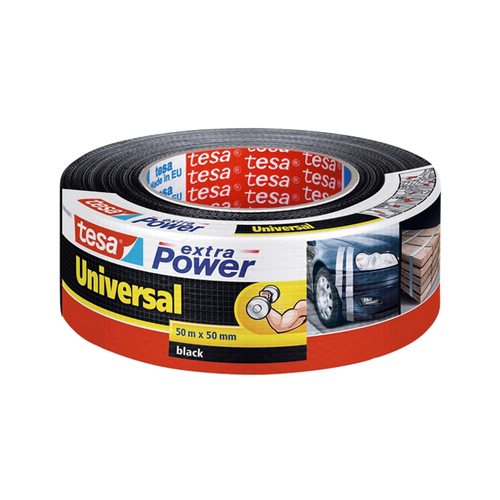 איזולירבנד חבלה מחוזק סיבים Tesa XP 56388 שחור / רוחב 50 מ