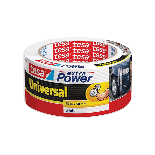 איזולירבנד חבלה מחוזק סיבים Tesa XP 56388 לבן / רוחב 50 מ