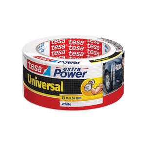 איזולירבנד חבלה מחוזק סיבים Tesa XP 56388 לבן / רוחב 50 מ"מ, אורך 25 מטר