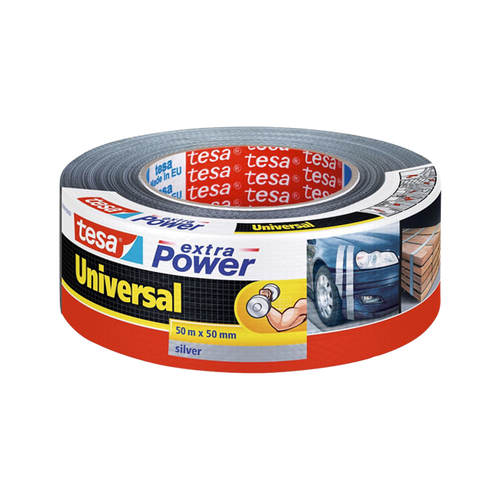 איזולירבנד חבלה מחוזק סיבים Tesa XP 56388 אפור / רוחב 50 מ