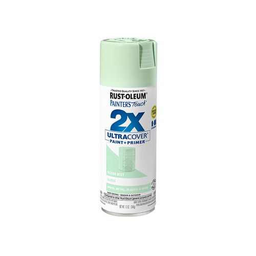 ספריי צבע 2X ירוק מנטה / 340 גרם