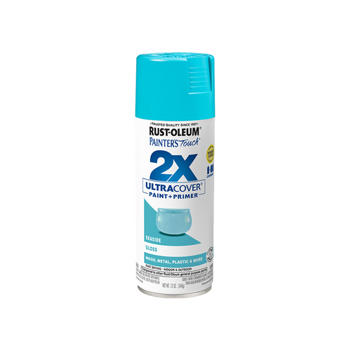 ספריי צבע 2X טורקיז מבריק / 340 גרם