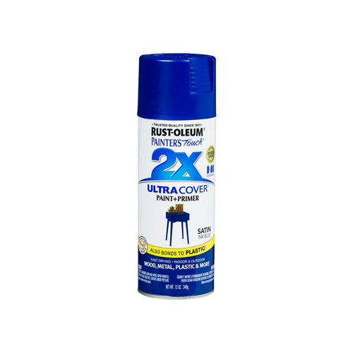 ספריי צבע 2X כחול דיו סאטן / 340 גרם