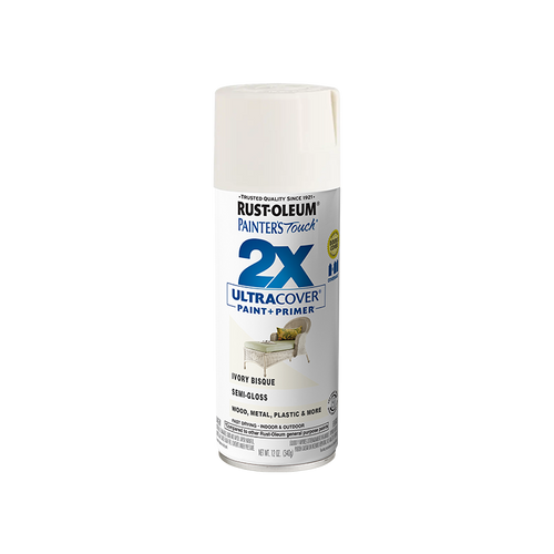 ספריי צבע 2X שנהב חצי מבריק / 340 גרם