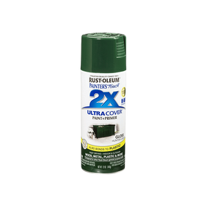 ספריי צבע 2X ירוק זית מבריק / 340 גרם