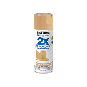 ספריי צבע 2X חאקי מבריק / 340 גרם