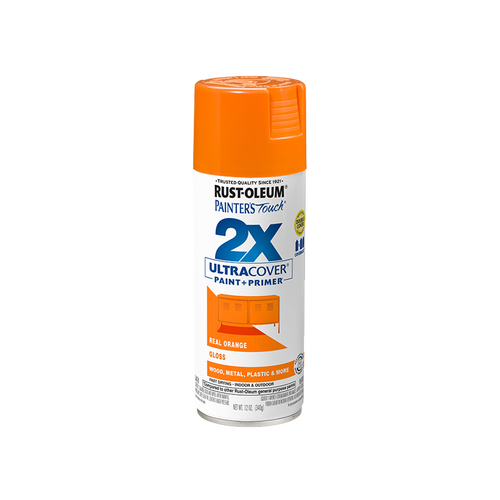 ספריי צבע 2X כתום מבריק / 340 גרם