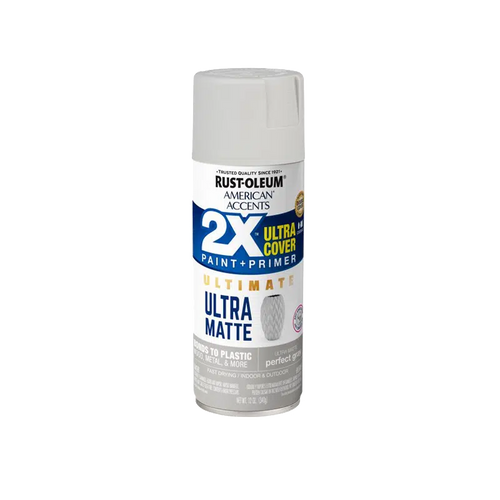 ספריי צבע 2X אפור מושלם מט / 340 גרם