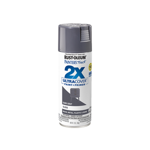 ספריי צבע 2X אפור כהה מבריק / 340 גרם