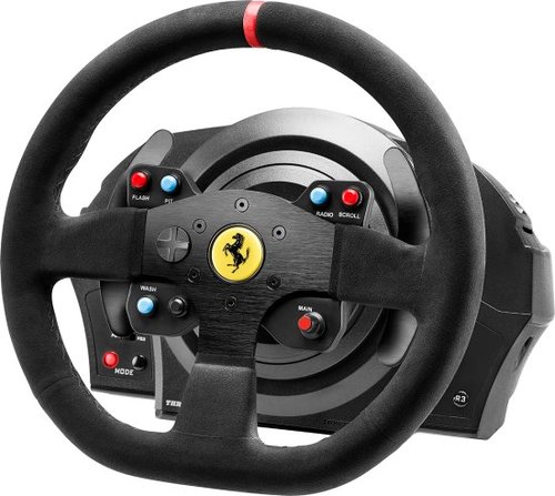 הגה מירוצים ודוושות Thrustmaster Ferrari T300 Alcantara Edition PS/PC