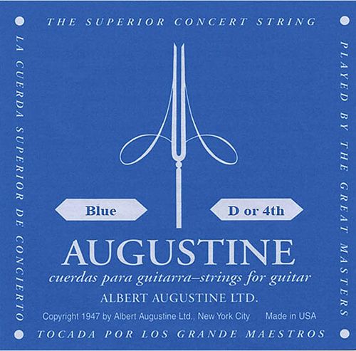מיתר בודד סול (3) לגיטרה קלאסית אוגוסטין כחול Augustine Blue
