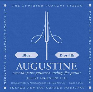 מיתר בודד סול (3) לגיטרה קלאסית אוגוסטין כחול Augustine Blue