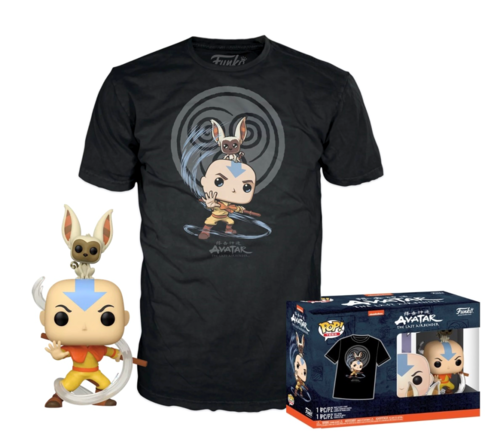 Funko Pop Avatar The Last Airbender #534 With T-Shirt — פאנקו פופ אוואטר: כשף האוויר האחרון #534 עם חולצה