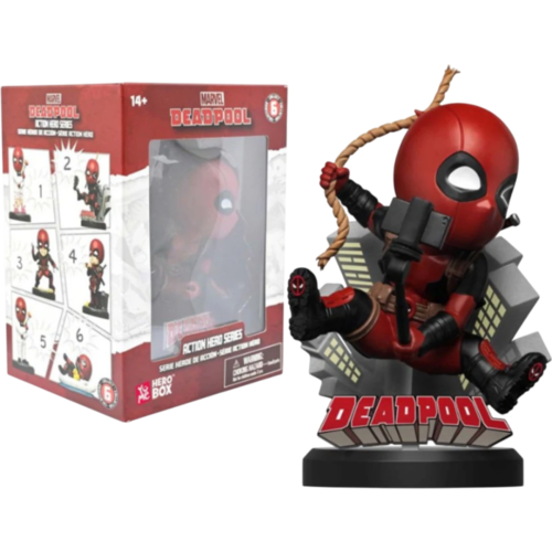YuMe Marvel Hero Box Deadpool Classic Series 4–6 Inch — יו-מי מארוול הירו בוקס דדפול סדרה קלאסית 4–6 אינץ'