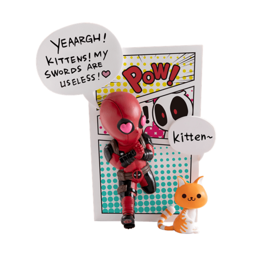 YuMe Marvel Hero Box Deadpool Classic Series 4–6 Inch — יו-מי מארוול הירו בוקס דדפול סדרה קלאסית 4–6 אינץ'