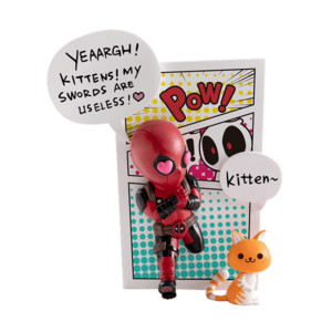 YuMe Marvel Hero Box Deadpool Classic Series 4–6 Inch — יו-מי מארוול הירו בוקס דדפול סדרה קלאסית 4–6 אינץ