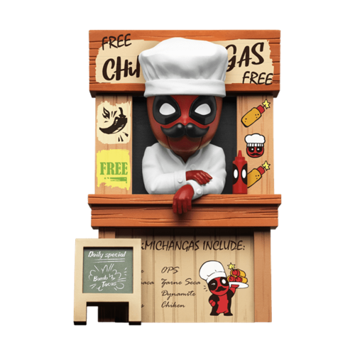 YuMe Marvel Hero Box Deadpool Classic Series 4–6 Inch — יו-מי מארוול הירו בוקס דדפול סדרה קלאסית 4–6 אינץ'