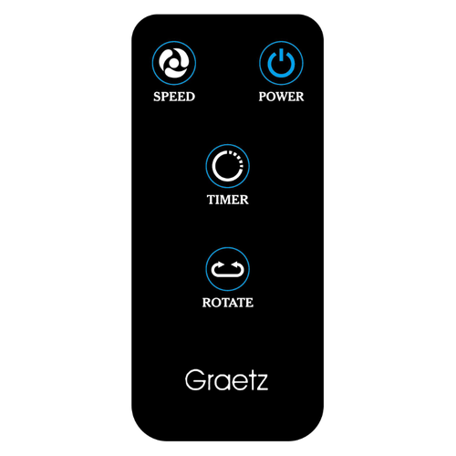 מאוורר מגדל + שלט Graetz GRT722 - אחריות ע